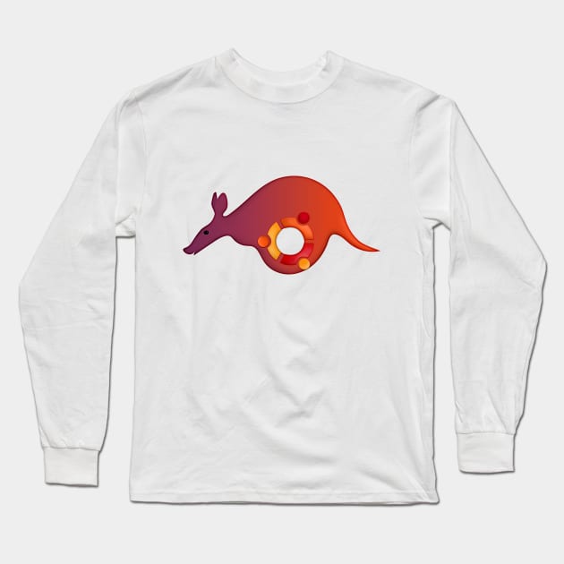 Aardvark Long Sleeve T-Shirt by lidijaarts